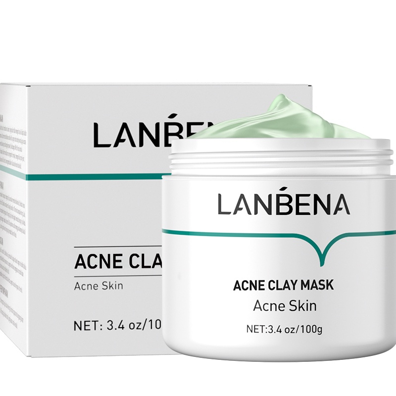 ✨ AKU MURAH ✨ LANBENA Acne Clay Mask Cream 100 GR