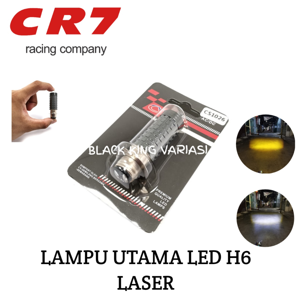 Lampu Utama Led H6 Laser Jauh Dekat Putih Kuning Lampu LED Halogen Lampu Led Motor Matic Bebek Led H6 Lampu Utama LED LASER Motor AC DC