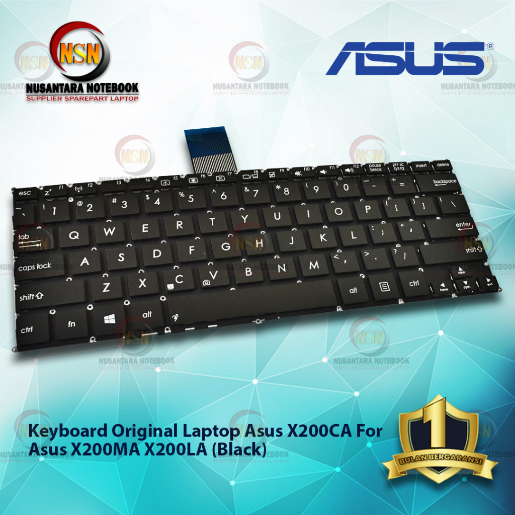 Keyboard Original Laptop Asus X200CA Black Series For Laptop Asus X200MA X200LA