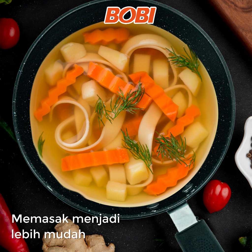 Milk Pot atau Panci Susu Rebus 18cm / Panci Anti Lengket Pan Kuah Masak Goreng / Milk Pot Bobi