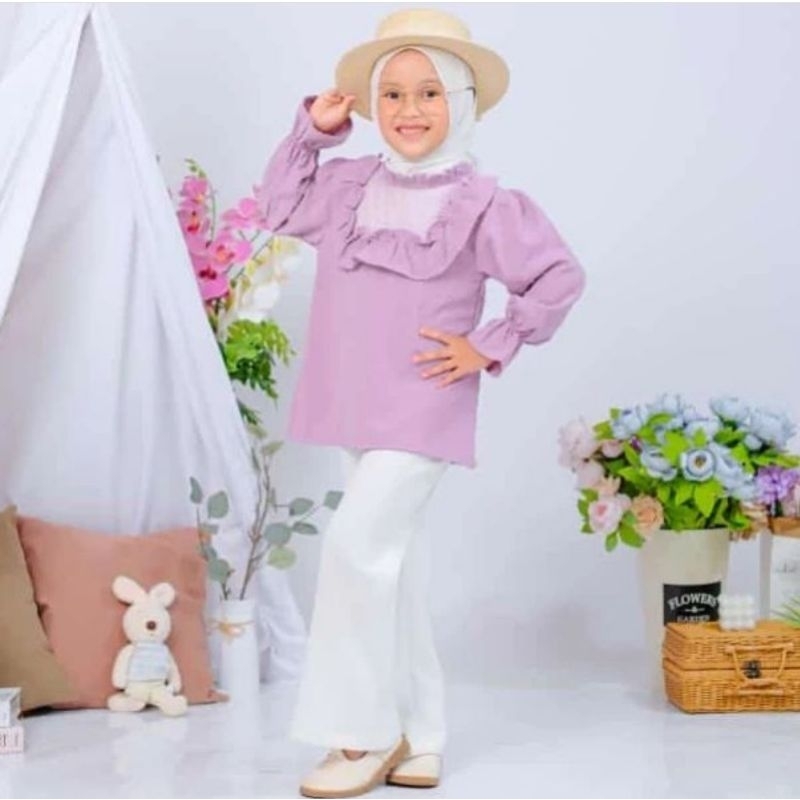 KINAN BLOUSE TULLE Anak Perempuan 2-6 Tahun