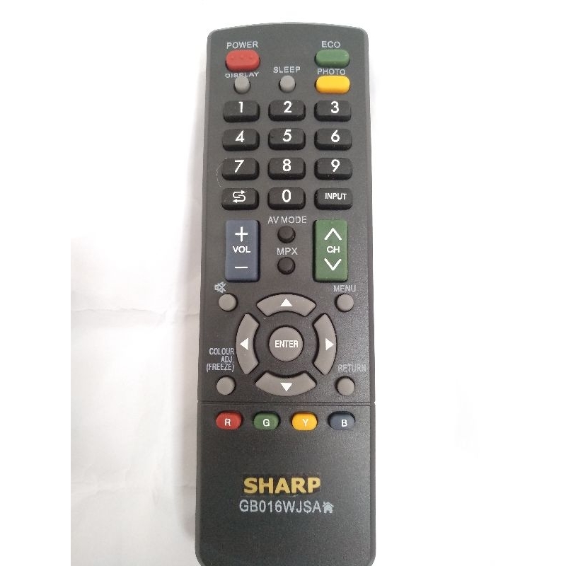 Remot TV Sharp Aquos / Remote TV Sharp LCD &amp; LED Remote TV Siap Pakai Tanpa Setting Remote TV Bagus