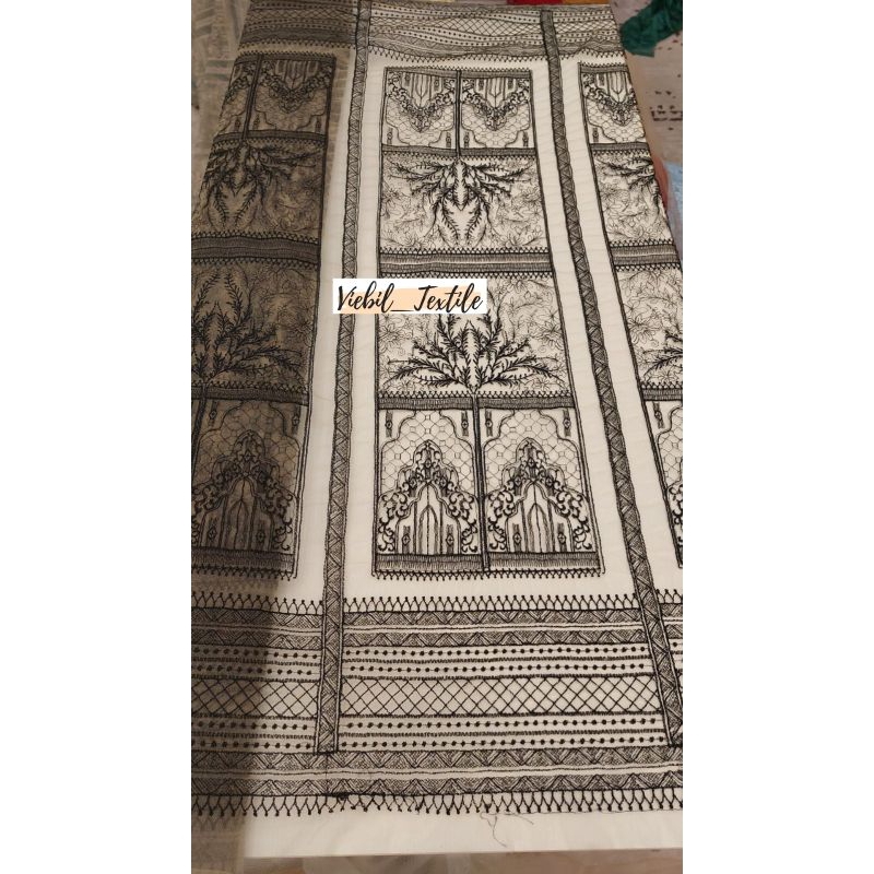 Kain tulle Embordiery sapto tille etnik sumba harga persetengah meter 0.50