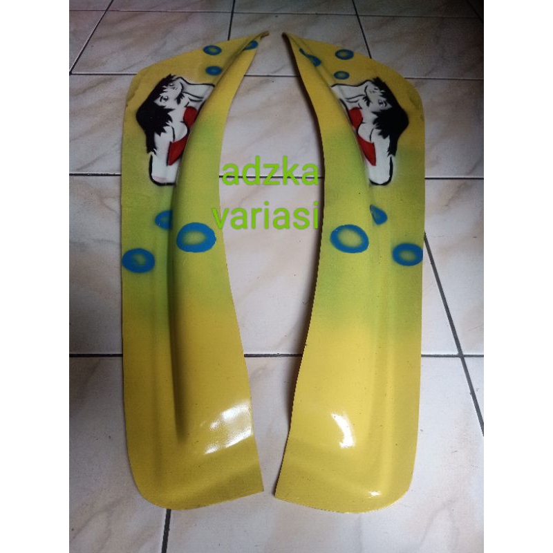 talang air mobil variasi canter model air brush