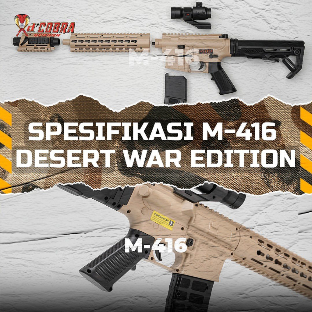 Mainan Dcobra M416 Desert War