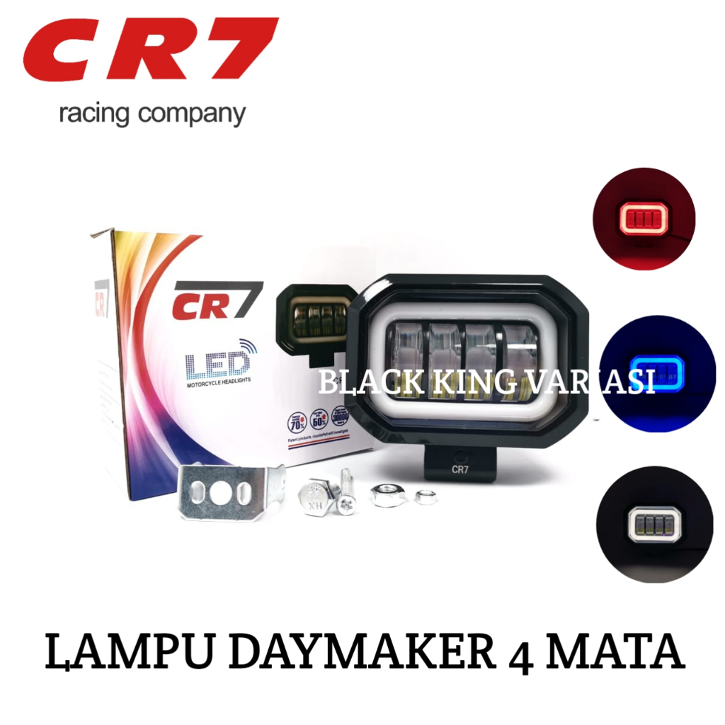 Lampu Tembak 4 Lensa Kotak Lampu Tembak Sorot LED CWL 4 Mata Lensa CR7 40Watt Cree Angel Eye Lampu Tembak Sorot LED