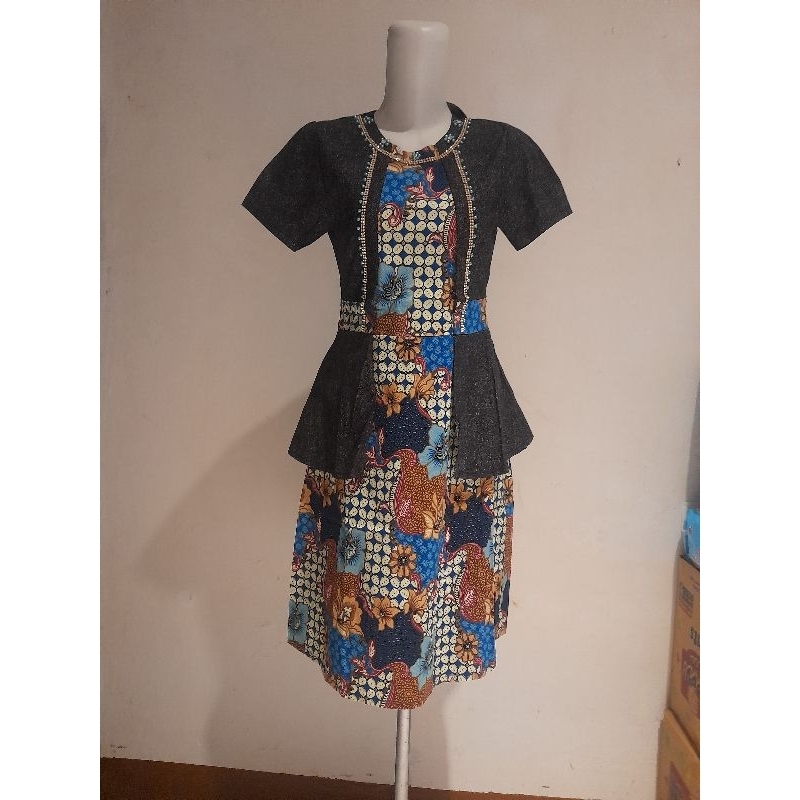 Dress Batik Slim Saya Basic