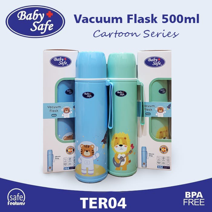 BABY SAFE TER04 Vacuum Flask Karakter Termos Panas Dingin