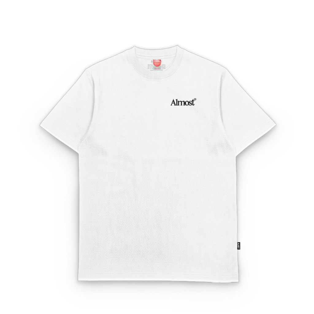 Almost Studio - T-Shirt - Serif - White