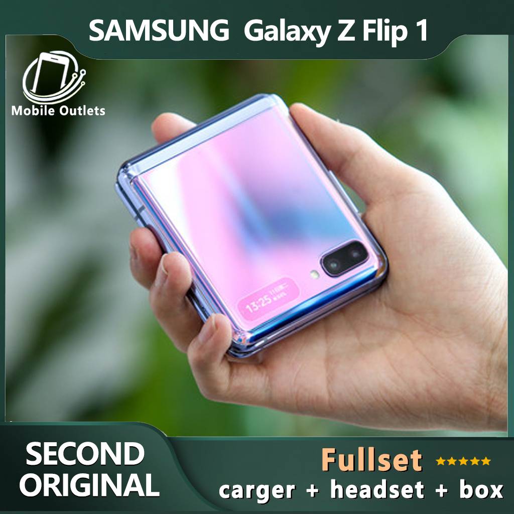 Samsung Galaxy Z Flip1 4G 256GB SECOND Original 100% Mulus Fullset flip 1 flip 2 flip3