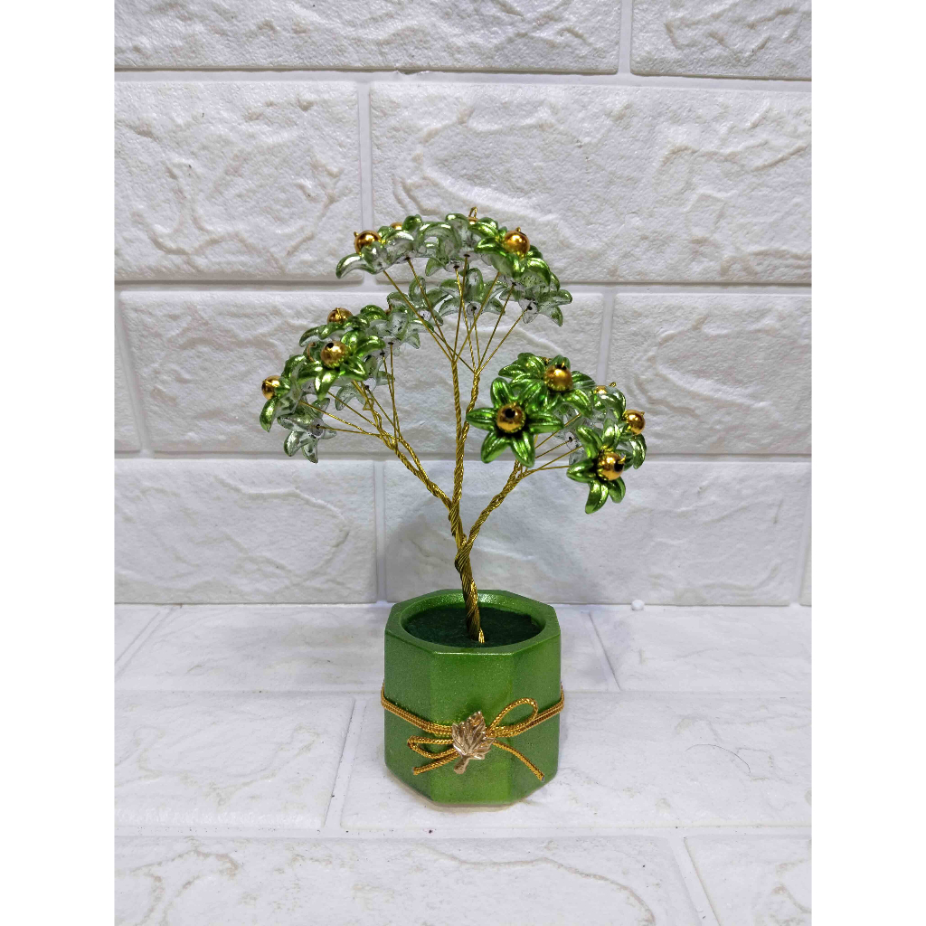 Pajangan Green Tree - Bonsai imitasi Green series