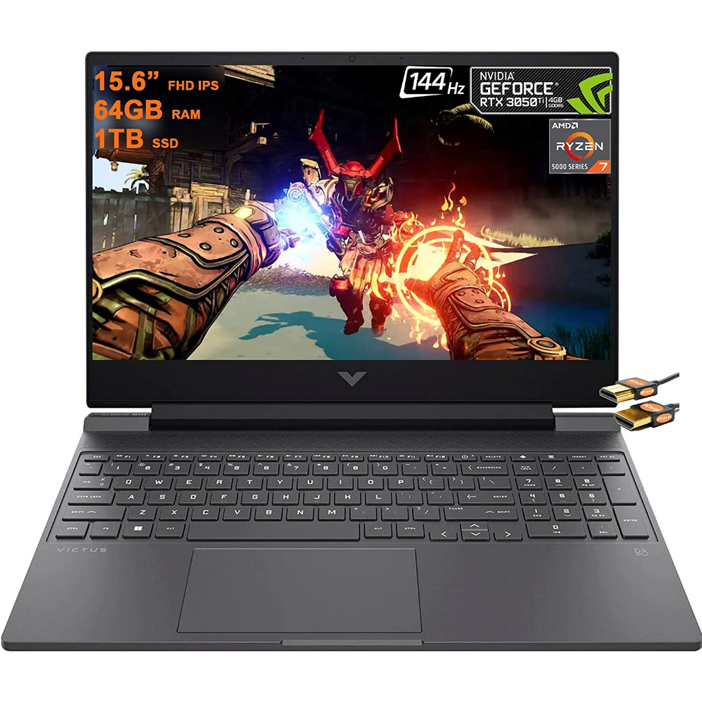 LAPTOP GAMING HP VICTUS 15 FB0012AX AMD RYZEN 7 5800H 32GB 1TB RTX3050TI-4GB 15.6&quot; FHD IPS 144HZ BL WIN11HOME + OHS