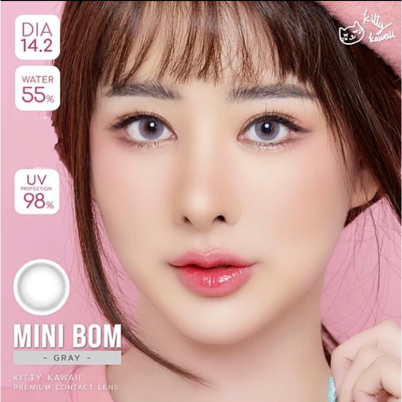 Softlens Kitty Kawaii Mini Bom Normal dia 14,2