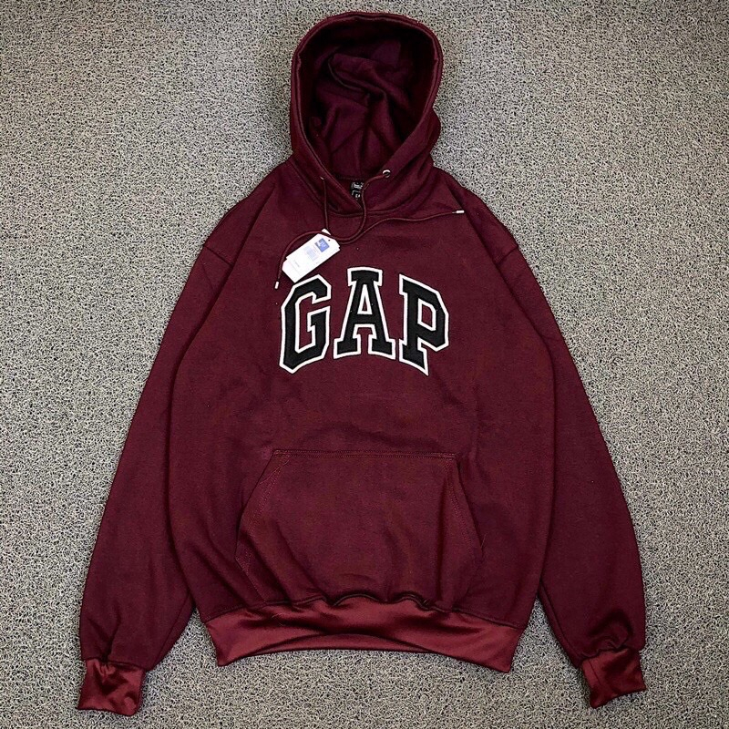 JACKET HOODIE GAP MAROON ORIGINAL 1 FULLTAG&amp;FULLBORDIR