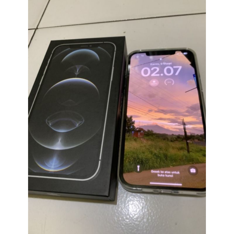 iPhone 12 pro max 256 garansi inter