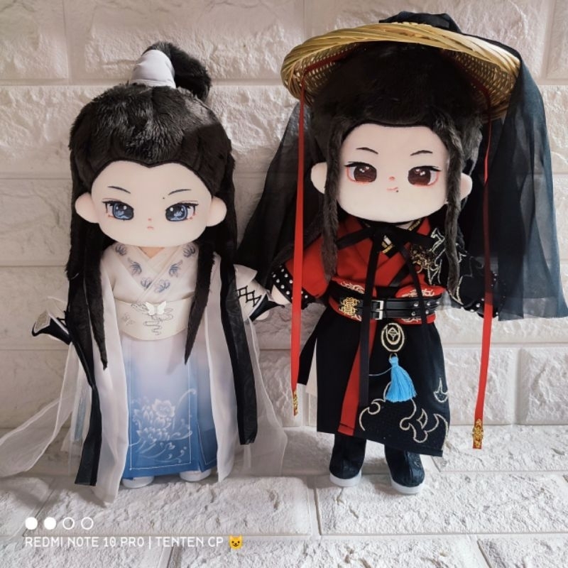JunChuBo & JunGeZan 30cm doll + costume BJYX CP doll Wang Yibo Xiao Zhan Yizhan BJYXSZD
