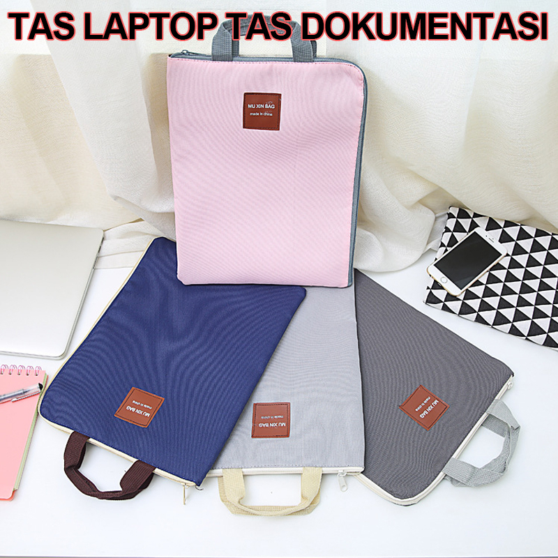 

Tas Leptop Map A4 File Organizer laptop lpad tenteng -Tempat File kain ritsleting jaringan