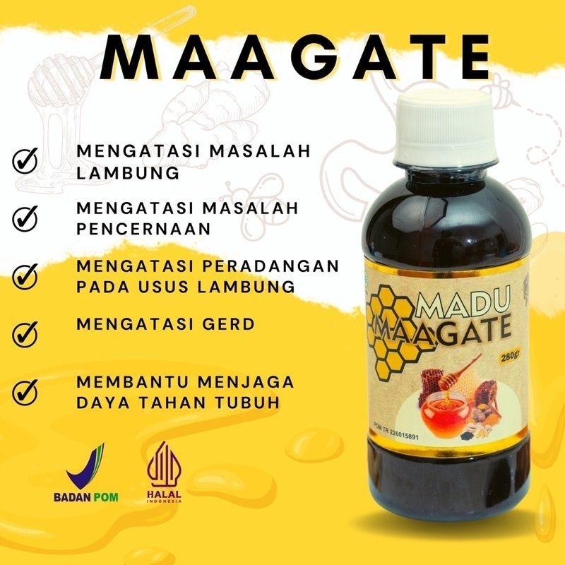 Madu Maagate Solusi Asam Lambung dan Gerd