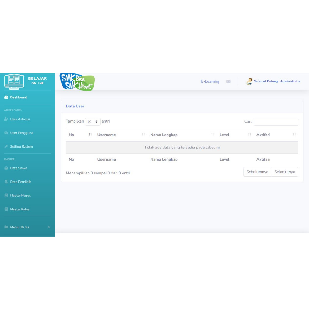 Aplikasi E-Learning Pro Full Fitur Berbasis Web