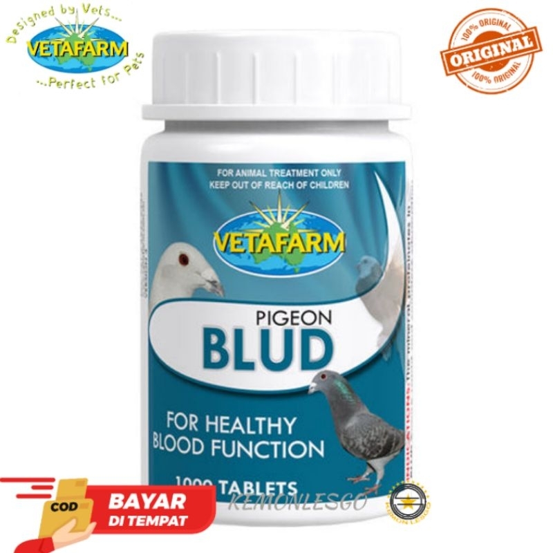 BLUD VETAFARM OBAT VITAMIN ANTIBIOTIK PENAMBAH SEL DARAH MERAH BURUNG MERPATI
