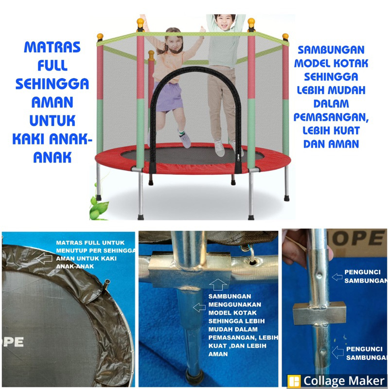 trampolin anak anak