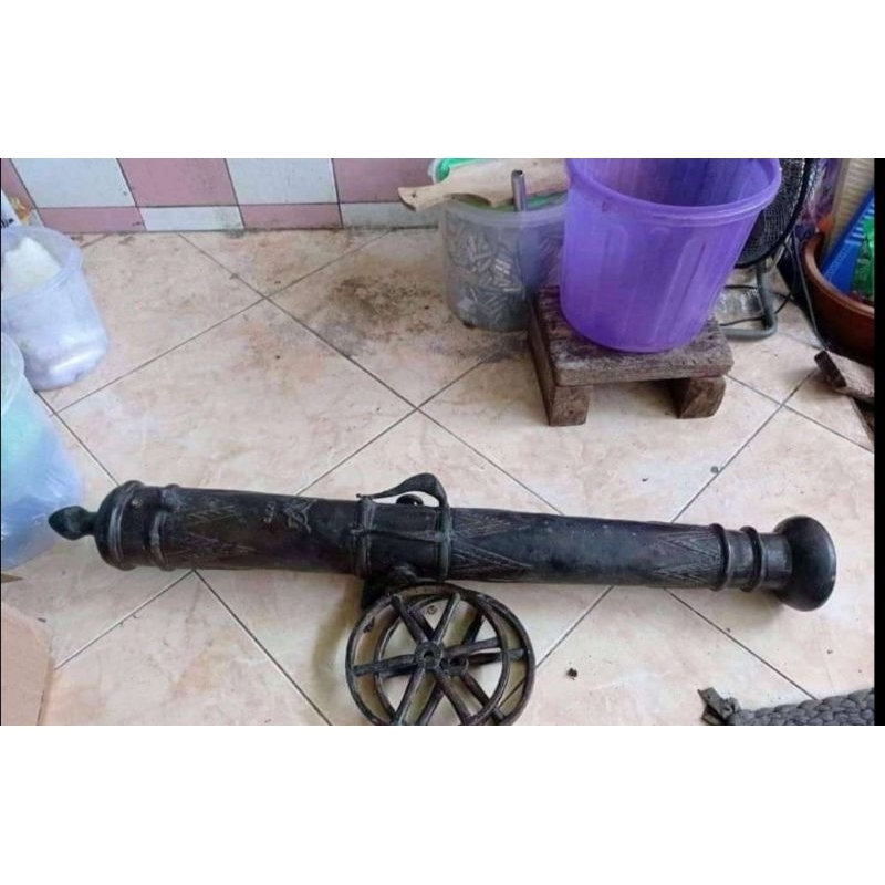 Barang Antik Meriam Kuno 1 Meter