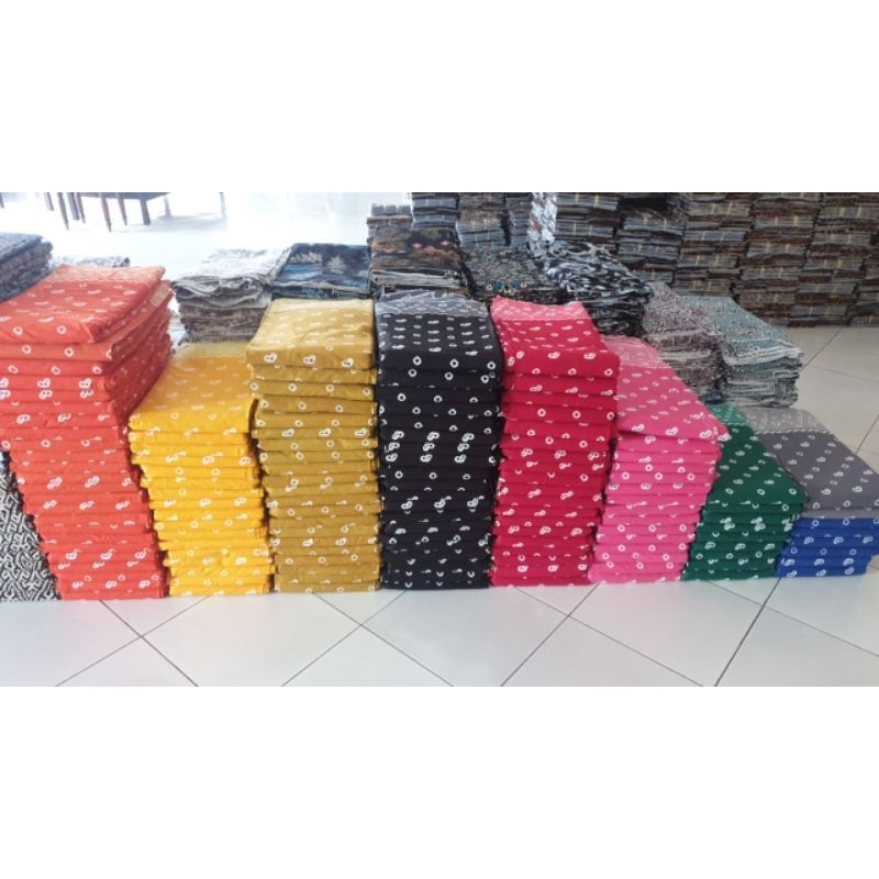 Kain Motif Jumputan Katun adem