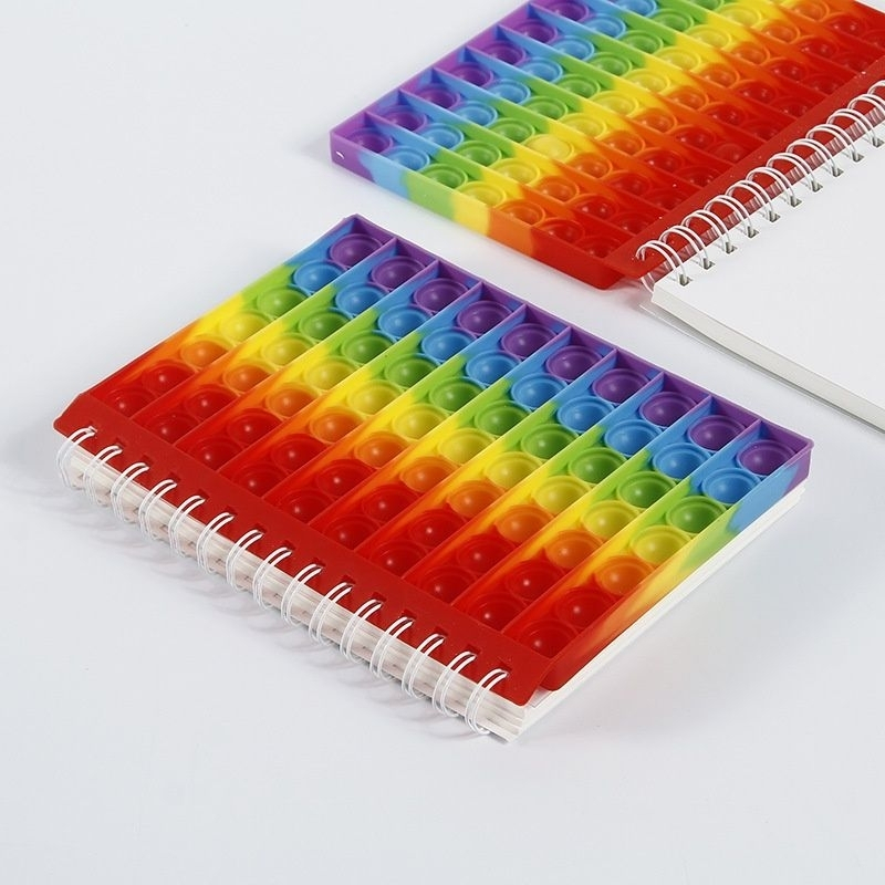 

Buku Catatan Pop It Anak Silikon Aman 21x15cm