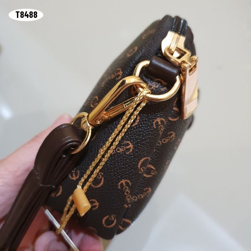 [IMPORT] T8488 - TAS SELEMPANG WANITA FASHION IMPORT - DAPAT 2 TALI - 76BAGSTORE