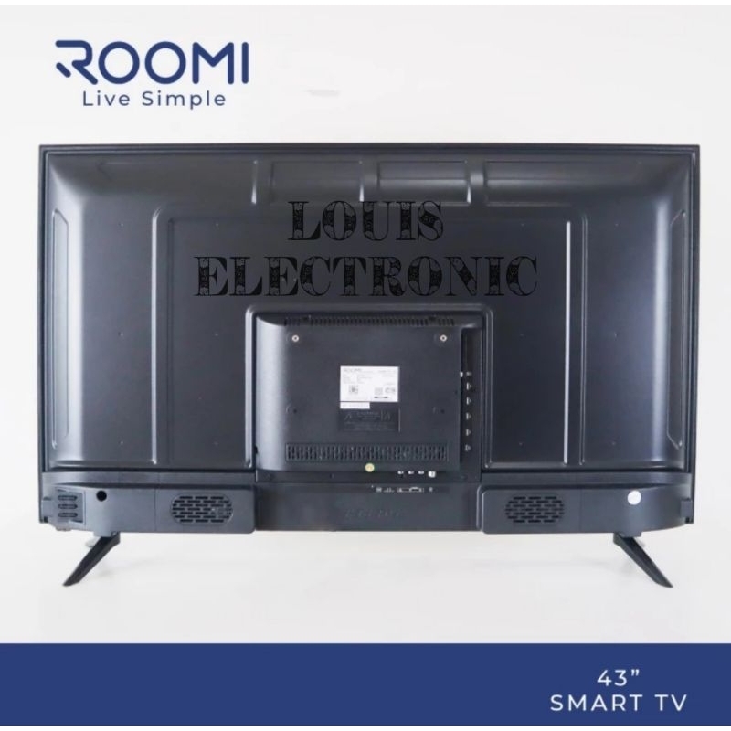 Smart TV Digital ROOMI 43 Inch ANDROID 11 ( Khusus Medan / Instant)