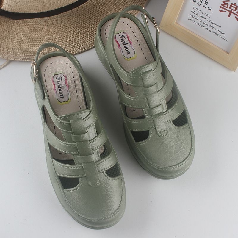 Sepatu jelly Wedges Tali Wanita Glory Import High Quality