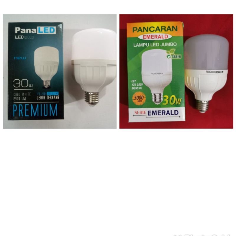 Lampu LED PANALED PANCARAN EMERALD Tabung 5W 10W 15W 20W 30W 40W  Long Lifespan SMD 5 10 15 20 30 40 w watt