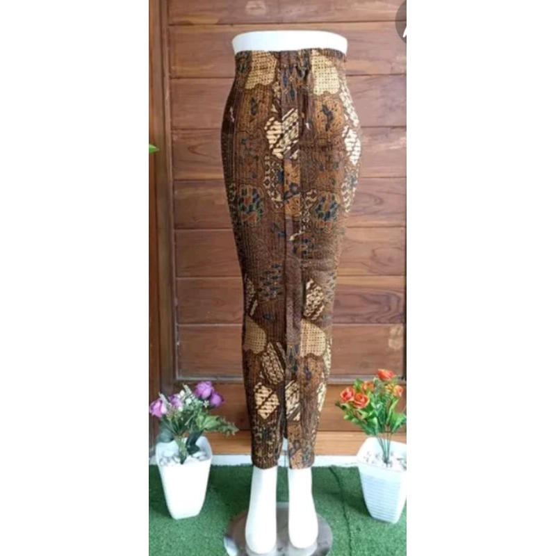 Rok  Plisket Wisuda Pengantin Jarik Lilit Batik