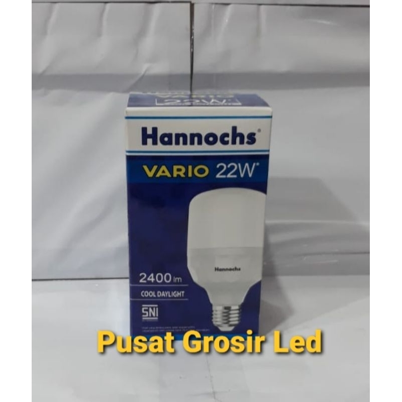 Paket 10 pcs Hannochs Vario 22 watt Cahaya Putih