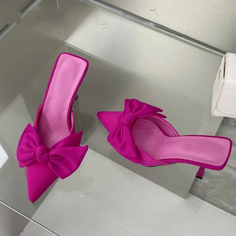 (( 02KG) Hills/high heels 5cm ribbon manis