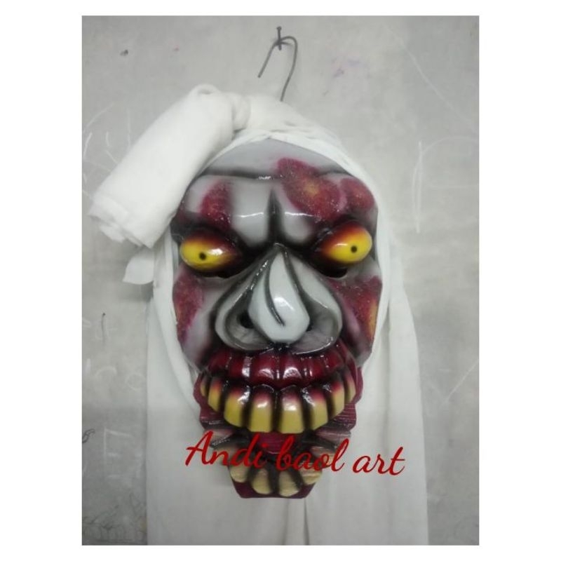 topeng gedruk pocong