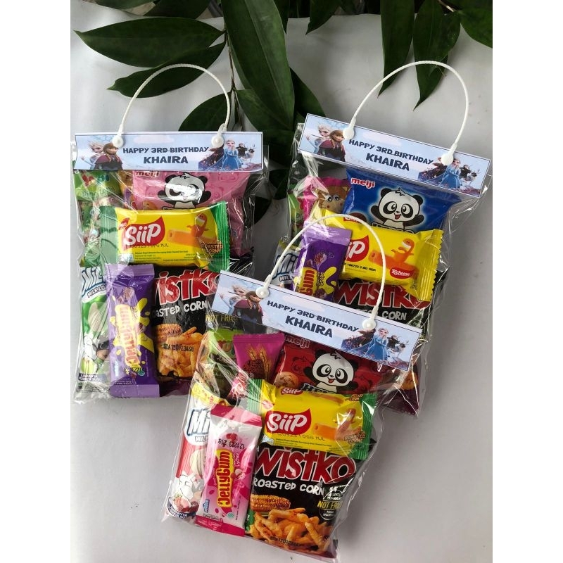 Parcel Snack Ulang tahun | parsel anak | parcel ulang tahun | bingkisan ulang tahun | snack ulang ta