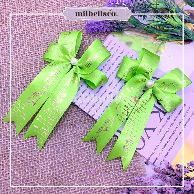 

Pita Souvenir Hampers Idul Fitri 1" (2,5CM) | Pita Sablon Timbul Idul Fitri Premium Pita Ramadhan