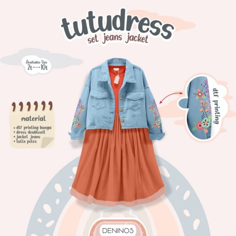 Ready ‼️ Set Tutu Dress by Deninos bisa Cod