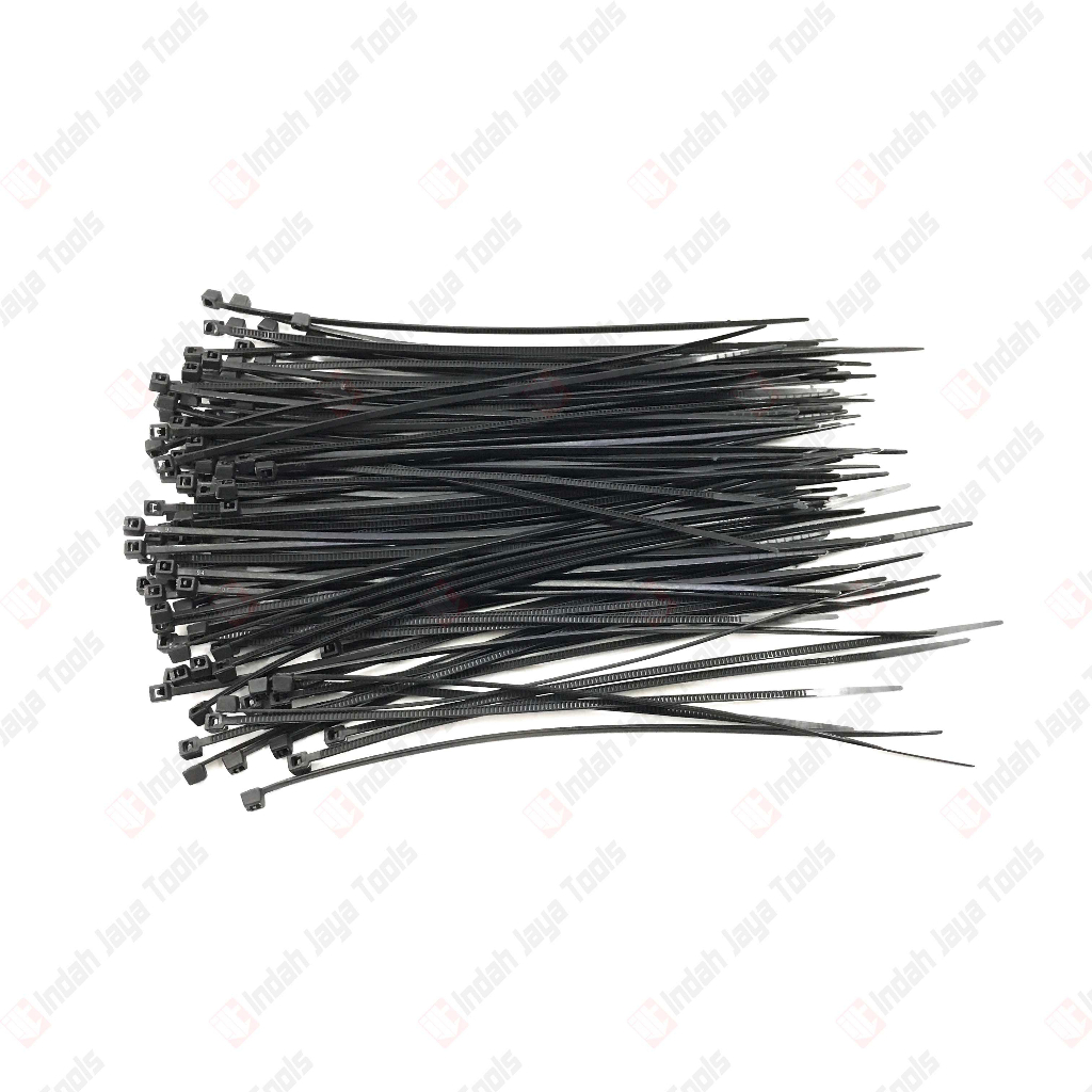 POPEYE Cable Ties 15 cm HITAM Kabel Tie Pengikat Strap 150 mm