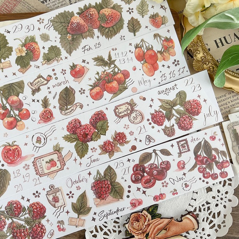 

Yi Dream House Fruit Washi & PET Tape