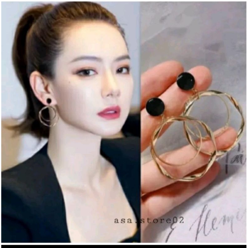 Anting Klip Tanpa Tindik/Anting Jepit Hijab