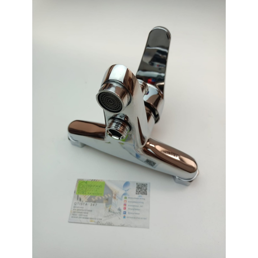 KRAN BATHTUB MIXER PANAS DINGIN Vicenzze FREE HAND SHOWER