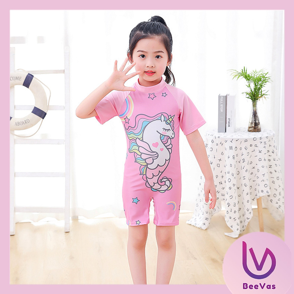 BV.ID BJR1204 Baju Renang Swimwear Kids Motif Karakter Lucu Anak Perempuan Laki Laki Pakaian Berenang Selam Anak