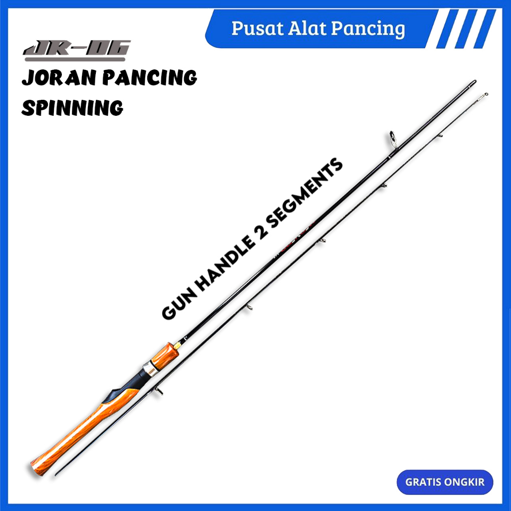 Joran Pancing JR06 Spinning &amp; Bait Casting Carbon Solid Horse Mount Rod UL Super Lembut Micro-Object Lua Rod Water Drop