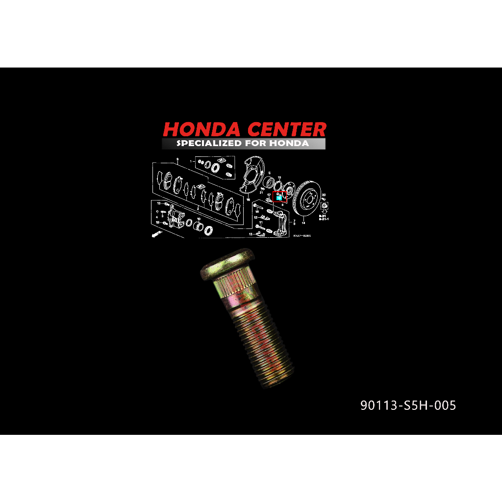 ORIGINAL HONDA,baut roda semua mobil honda accord civic city crv crz brio freed jazz hrv brv pendek