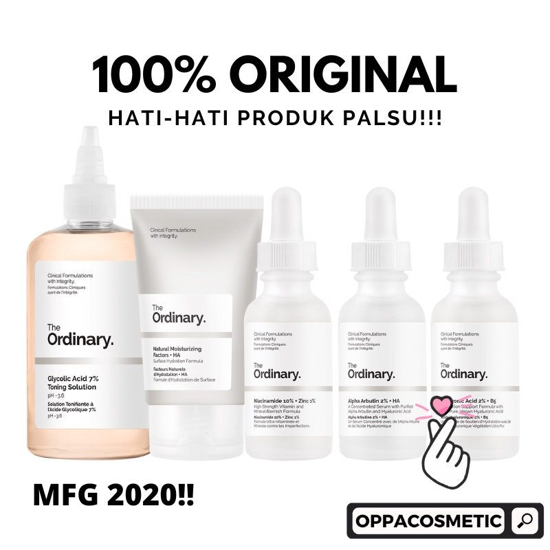 The Ordinary Niacinamide 10% + Zinc 1% 30ml | The Ordinary Buffet 30ml | The Ordinary 100% Organic Cold-Pressed Rose Hip Seed Oil 30ml | The Ordinary Marine Hyaluronics 30ml