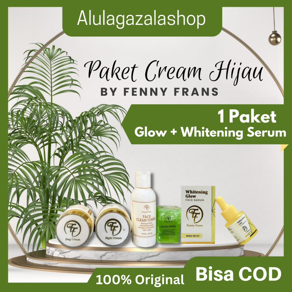 Paket glowing FF cream + serum whitening