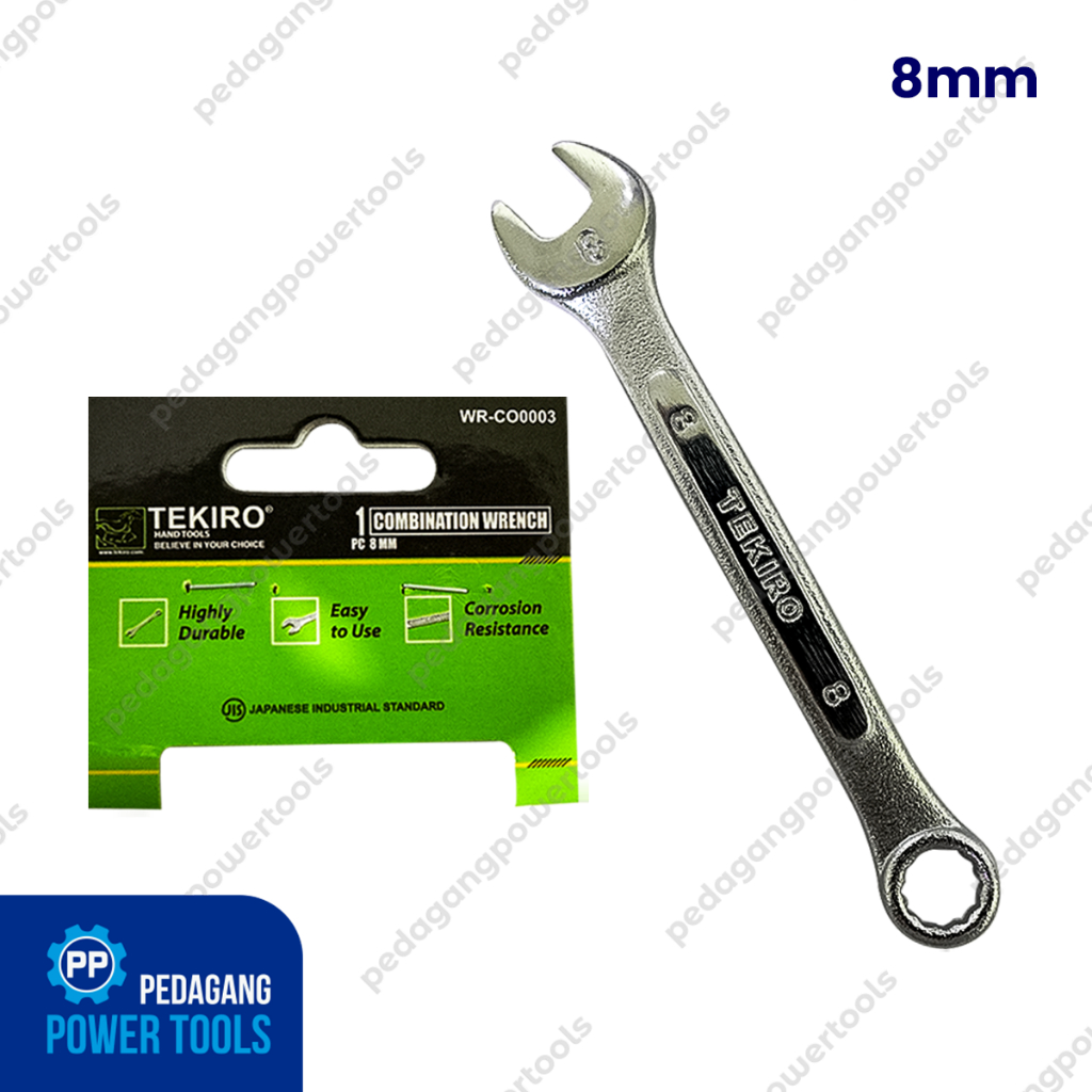 TEKIRO KUNCI RING PAS 8 MM COMBINATION WRENCH RINGPAS 8MM WR-CO0003