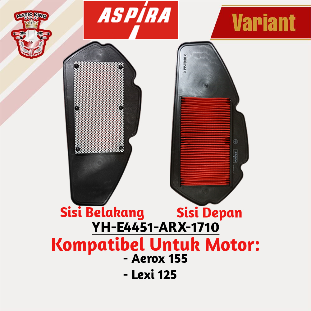 Filter Udara Hawa Yamaha Aerox Lexi Nmax New 2020 125 155 ORI ASLI Aspira Astra Otoparts YH-WE4451-ARX-1710